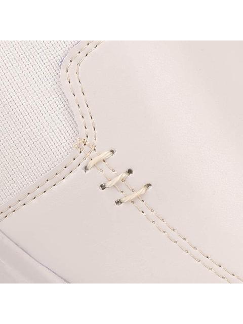 MOCASIN CON ELASTICO MARFIL SHOSH - Imagen 6