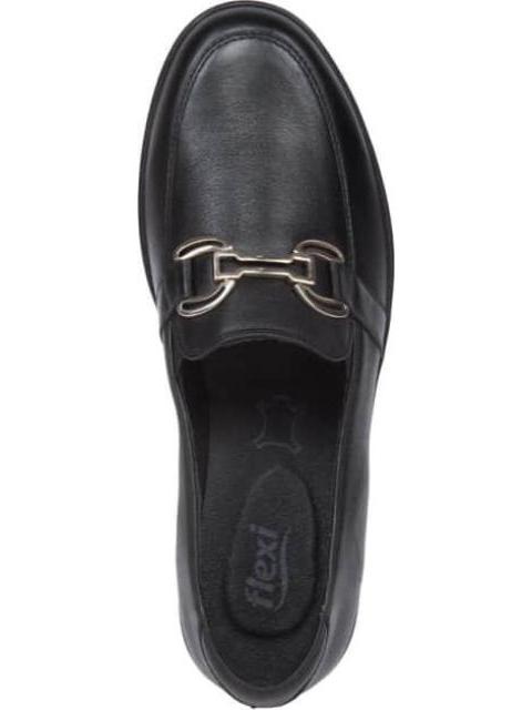 MOCASIN CON HERRAJE NEGRO FLEXI - Imagen 3