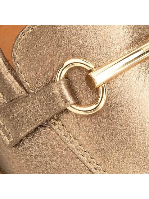 MOCASIN CON HERRAJE ORO SHOSH - Imagen 6