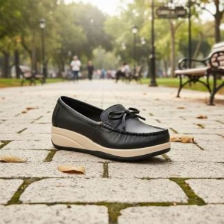 MOCASIN CON MOÑO NEGRO SHOSH