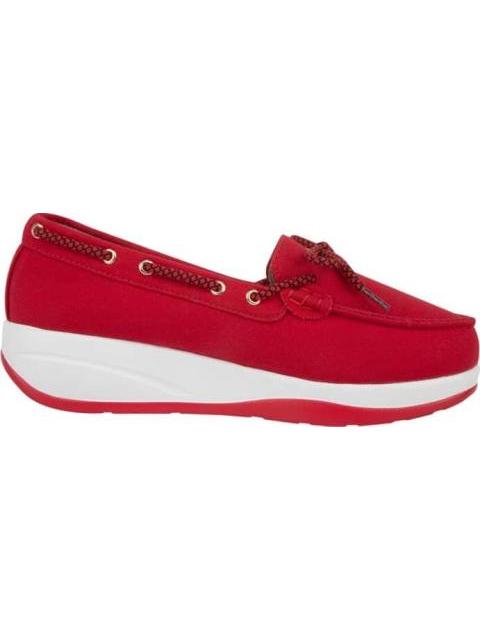 MOCASIN CON MOÑO ROJO SHOSH - Imagen 2