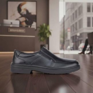 MOCASIN CONFORT AJUSTE ELASTICO NEGRO FLEXI