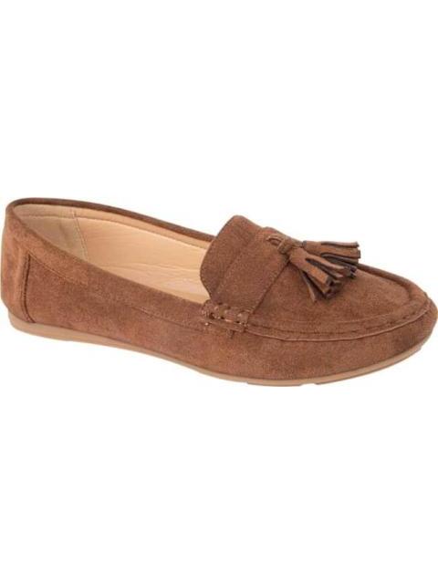 MOCASIN GAMUZA CAMEL SHOSH - Imagen 2