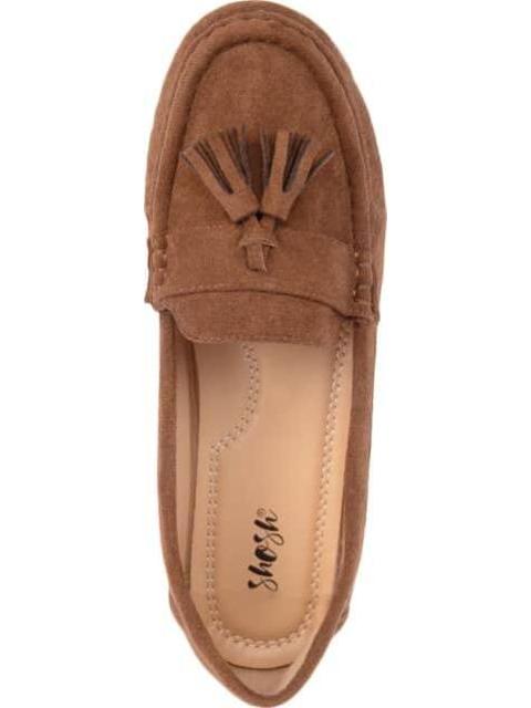 MOCASIN GAMUZA CAMEL SHOSH - Imagen 3