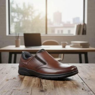 MOCASIN CONFORT PIEL BORREGO CAFE CALZADO PAZSTOR
