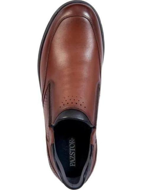 MOCASIN CONFORT PIEL BORREGO CAFE CALZADO PAZSTOR - Imagen 4