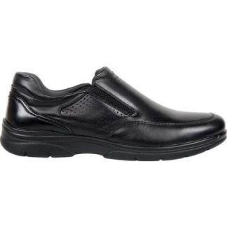 MOCASIN CONFORT PIEL DE BORREGO NEGRO CALZADO PAZSTOR