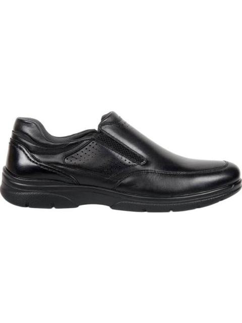 MOCASIN CONFORT PIEL DE BORREGO NEGRO CALZADO PAZSTOR