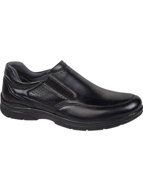 MOCASIN CONFORT PIEL DE BORREGO NEGRO CALZADO PAZSTOR - Imagen 2