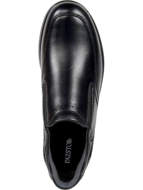 MOCASIN CONFORT PIEL DE BORREGO NEGRO CALZADO PAZSTOR - Imagen 3