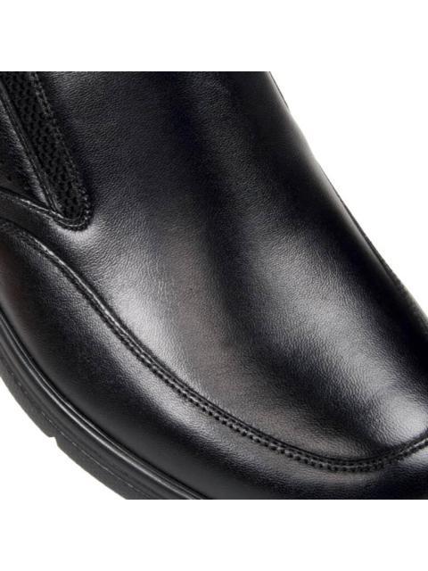 MOCASIN CONFORT PIEL DE BORREGO NEGRO CALZADO PAZSTOR - Imagen 6
