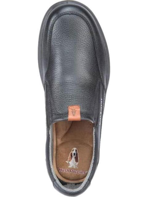 MOCASIN CONFORT PIEL NEGRO HUSH PUPPIES - Imagen 3