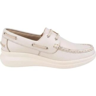 MOCASIN DE PIEL HUESO SHOSH