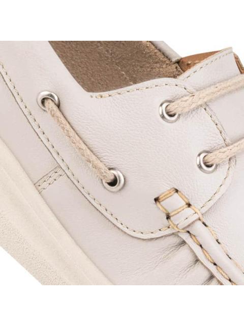 MOCASIN DE PIEL HUESO SHOSH - Imagen 6