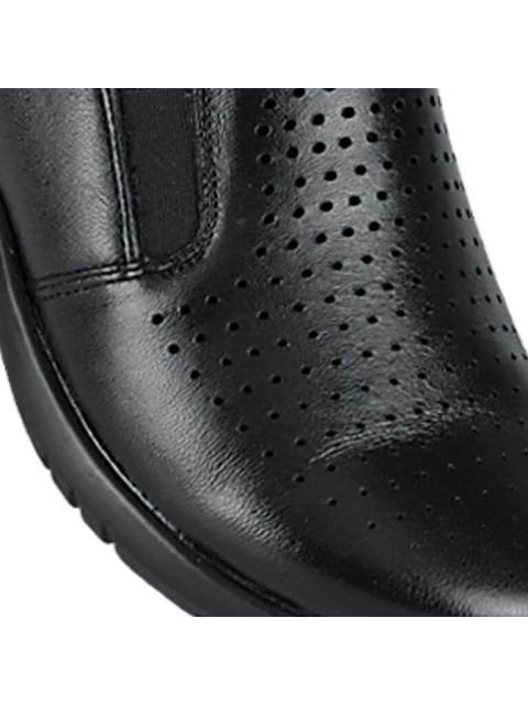 MOCASIN DE PIEL NEGRO CALZADO PAZSTOR - Imagen 5