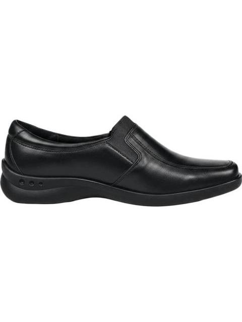 MOCASIN DE PIEL NEGRO FLEXI