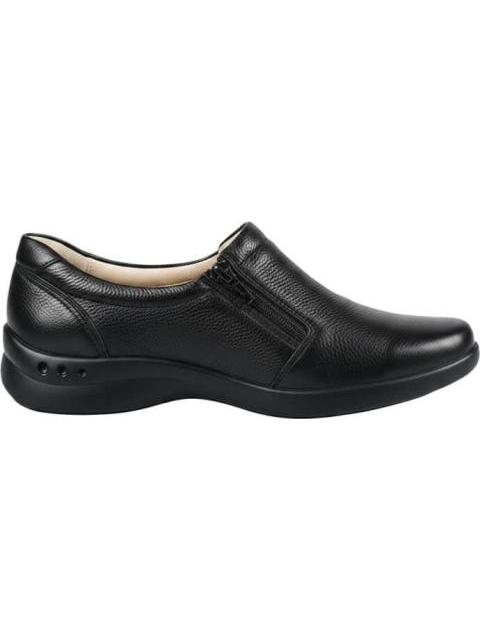 MOCASIN DE PIEL NEGRO FLEXI