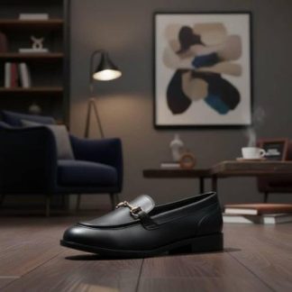 MOCASIN DE PIEL NEGRO SCHATZ COMFORT FLEX