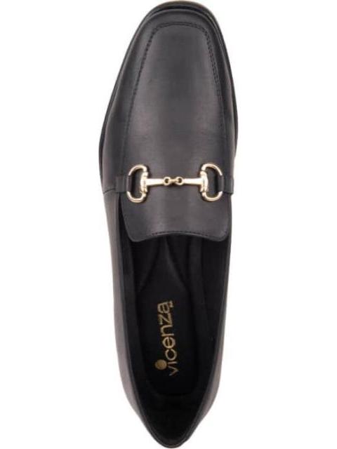 MOCASIN DE PIEL NEGRO VICENZA - Imagen 3