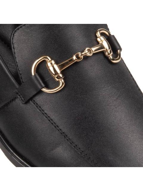 MOCASIN DE PIEL NEGRO VICENZA - Imagen 6