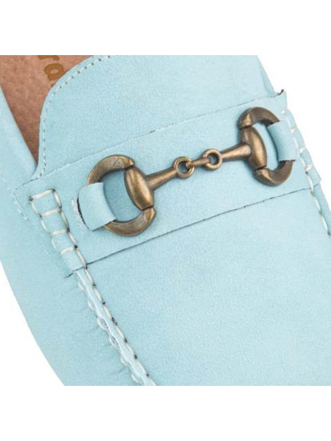 MOCASIN DRIVER AZUL CIELO PIERRE CARDIN - Imagen 6