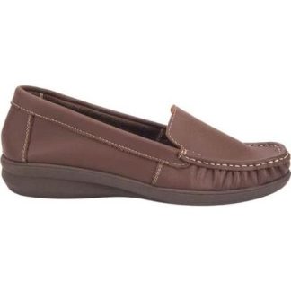 MOCASIN LISO CAFE SHOSH