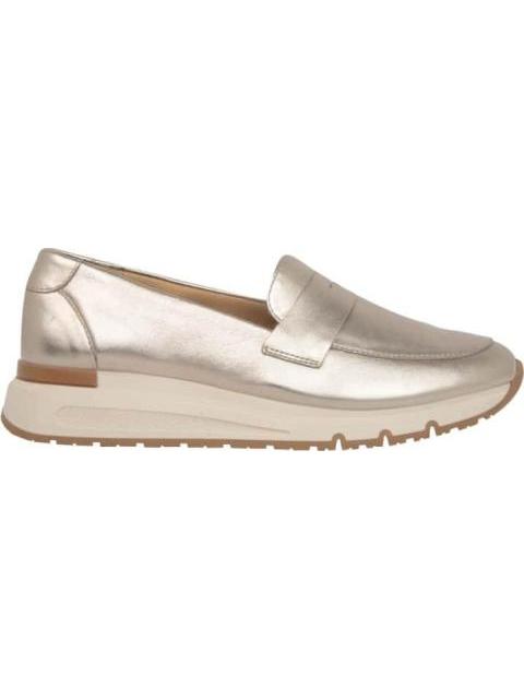 MOCASIN METALICO ORO FLEXI