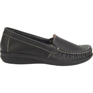 MOCASIN PERFORADO NEGRO SHOSH