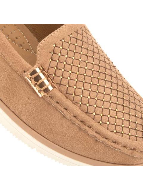 MOCASIN PIEDRAS CAMEL SHOSH - Imagen 6