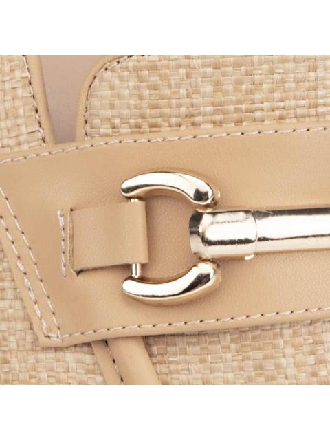MOCASIN RAFIA BEIGE VI LINE FASHION - Imagen 6