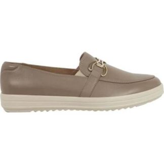 MOCASIN SUELA LIGERA TAUPE FLEXI
