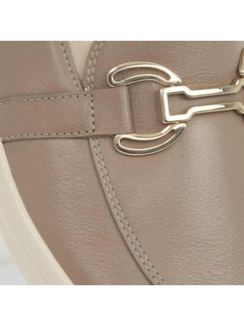 MOCASIN SUELA LIGERA TAUPE FLEXI - Imagen 6