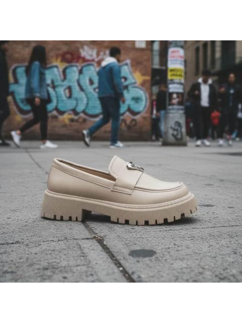 MOCASIN SUELA TRACK BEIGE VI LINE FASHION