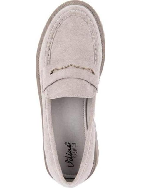 MOCASIN SUELA TRACK GRIS VI LINE FASHION - Imagen 3