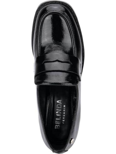 MOCASIN TACON ANCHO NEGRO BELINDA PEREGRIN - Imagen 3