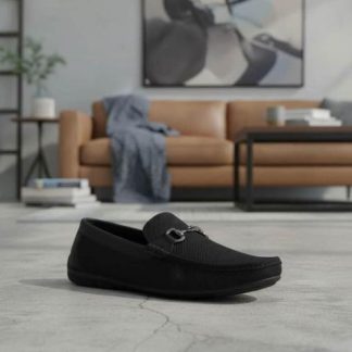 MOCASIN TEJIDO NEGRO PIERRE CARDIN
