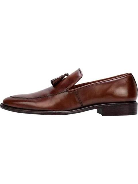 MOCASIN VESTIR CON BORLAS CAFE SCHATZ - Imagen 5