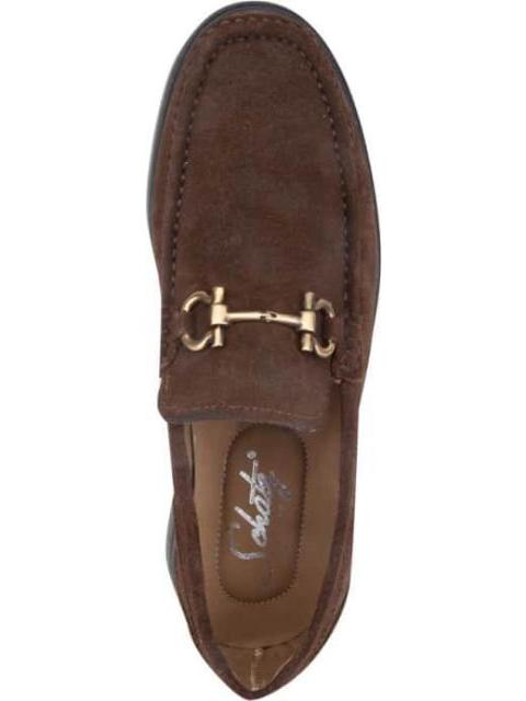 MOCASIN VESTIR HERRAJE CAFE SCHATZ - Imagen 3