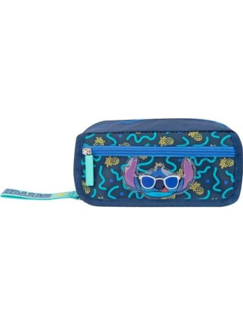 MOCHILA LAPICERA Y LONCHERA KIT ESCOLAR AZUL STITCH - Imagen 5