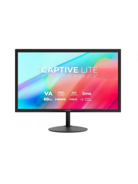 MONITOR ACTECK CAPTIVE?LITE?CL215 LCD 21.5 1920X1080 FULL HD 60HZ HDMI BOCINAS INTEGRADAS NEGRO