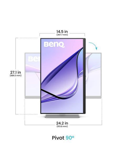 MONITOR BENQ MA270U LED 27 3840X2160 4K ULTRA HD 60HZ HDMI-DISPLAYPORT BOCINAS INTEGRADAS BLANCO - Imagen 4