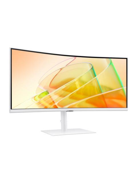 MONITOR CURVO SAMSUNG VIEWFINITY S6 S65TC LED 34 3440X1440 ULTRA WIDE QUAD HD FREESYNC 100HZ HDMI-DISPLAYPORT BOCINAS INTEGRADAS BLANCO - Imagen 4