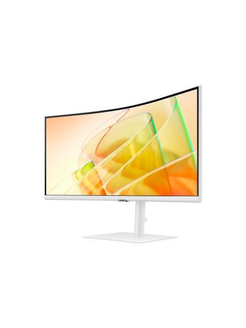 MONITOR CURVO SAMSUNG VIEWFINITY S6 S65TC LED 34 3440X1440 ULTRA WIDE QUAD HD FREESYNC 100HZ HDMI-DISPLAYPORT BOCINAS INTEGRADAS BLANCO - Imagen 5