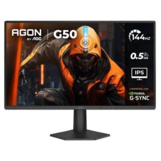 MONITOR GAMER AOC 24G50F LCD 23.8 1920X1080 FULL HD 144HZ HDMI-DISPLAYPORT NEGRO