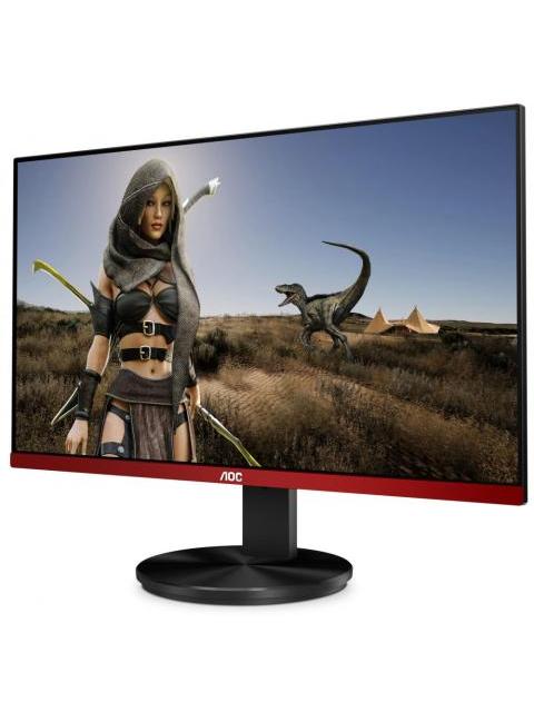 MONITOR GAMER AOC G2490VX LED 23.8 1920X1080 FULL HD G-SYNC-FREESYNC 144HZ HDMI-DISPLAYPORT NEGRO-ROJO - Imagen 8