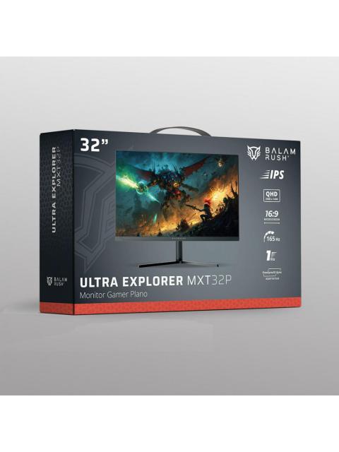 MONITOR GAMER BALAM RUSH ULTRA EXPLORER MXT32P LED 32 2560X1440 QUAD HD G-SYNC-FREESYNC 165HZ HDMI-DISPLAYPORT BOCINAS INTEGRADAS NEGRO - Imagen 6