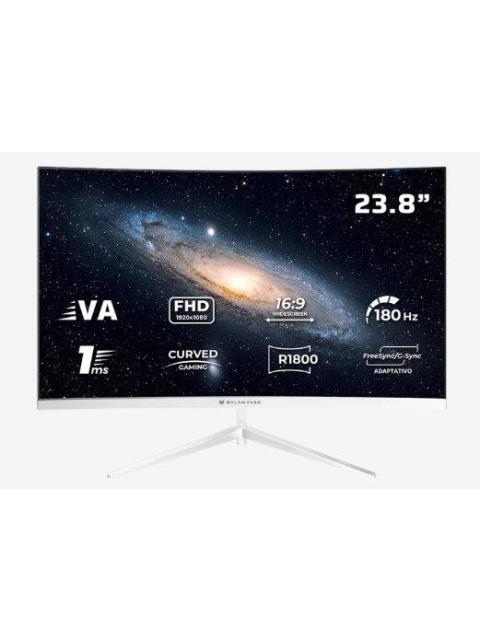 MONITOR GAMER CURVO ACTECK ANDROMEDA MAG24Y LED 23.8 1920X1080 FULL HD G-SYNC-FREESYNC 180HZ HDMI-DISPLAYPORT BLANCO