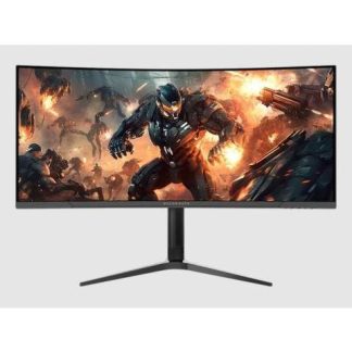 MONITOR GAMER CURVO ACTECK MGM34P LED 34 3440X1440 ULTRA WIDE QUAD HD G-SYNC-FREESYNC 165HZ HDMI-DISPLAYPORT NEGRO