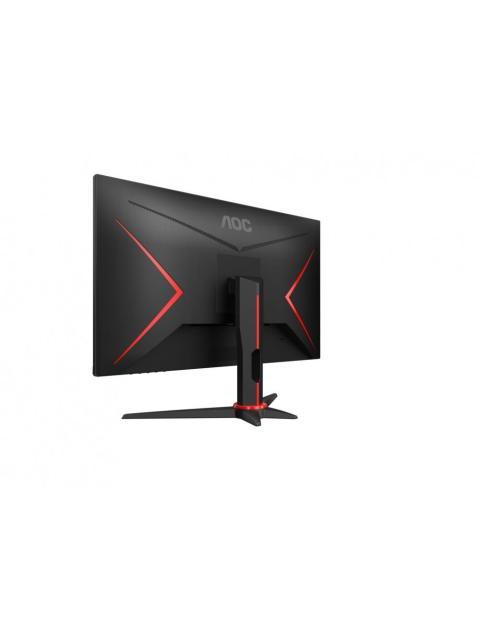 MONITOR GAMER CURVO AOC CQ32G2S LED 32 ULTRAWIDE FULL HD FREESYNC 165HZ HDMI NEGRO-ROJO - Imagen 4