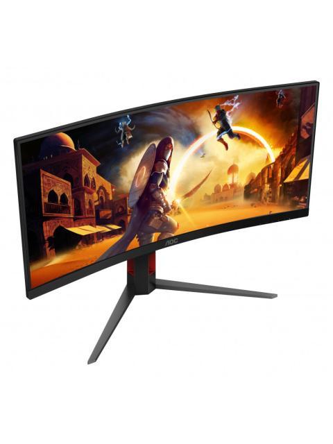 MONITOR GAMER CURVO AOC CU34G4 LED 34 3440X1440 ULTRA WIDE QUAD HD FREESYNC 180HZ HDMI-DISPLAYPORT NEGRO - Imagen 8